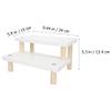 Cabilock Stable and Practical Tiered Shelf Display Peg Board Display Stand Easy Install view 3