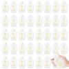 JIDAFANG-US 40Pack Holy Water Container Holy Water Empty Containers with Gold Cross 60ml Holy Water Plastic Bottle for Compact and Portable Catholic Holy Water Bottle view 1
