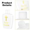 JIDAFANG-US 40Pack Holy Water Container Holy Water Empty Containers with Gold Cross 60ml Holy Water Plastic Bottle for Compact and Portable Catholic Holy Water Bottle view 3