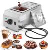 Dyna-Living Chocolate Melting Pot 2-Tanks Commercial Chocolate Tempering Machine Chocolate Tempering Pot 1000W Electric Chocolate Melter Pot Chocolate Warmer for Milk Coffee Cheese view 1
