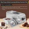 Dyna-Living Chocolate Melting Pot 2-Tanks Commercial Chocolate Tempering Machine Chocolate Tempering Pot 1000W Electric Chocolate Melter Pot Chocolate Warmer for Milk Coffee Cheese view 2