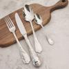 48-piece Silverware Set for 12, Retro Royal Palace Style Stainless Steel Flatware Cutlery Serving Utensils, Eating Tableware for Home Kitchen Hotel Restaurant, Mirror Polished view 1