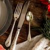 48-piece Silverware Set for 12, Retro Royal Palace Style Stainless Steel Flatware Cutlery Serving Utensils, Eating Tableware for Home Kitchen Hotel Restaurant, Mirror Polished view 4