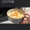 4-Piece 4.5inch Bowls Japanese Style Porcelain Cereal Bowl Dessert Bowl Rice Bowl 11.5 * 6.2cm300ML Service For 4 (Color : A) view 3