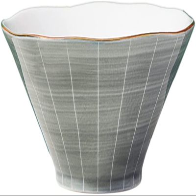 1000ML Pasta Bowls Porcelain Salad Dessert Bowls With Gold Rims Cereal Soup Ramen Rice Noodle Bowls Stackable Kitchen Tableware For Housewarming Party - 8 Inch (Size : 1000ML)