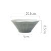 1000ML Pasta Bowls Porcelain Salad Dessert Bowls With Gold Rims Cereal Soup Ramen Rice Noodle Bowls Stackable Kitchen Tableware For Housewarming Party - 8 Inch (Size : 1000ML) view 2