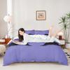 Feelyou Eyelash Bedding Set Luxury Bling Purple Comforter Cover for Girls Girly Priness Style Duvet Cover Bling Shiny Bedspread Cover Fairy Dreamy Queen Bedclothes Zipper view 3