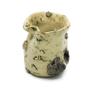 Ceramic Vase Sculptural Beach House Decor, Handmade Stoneware Sea Shell Pottery Aesthetic Decorative Objects view 3