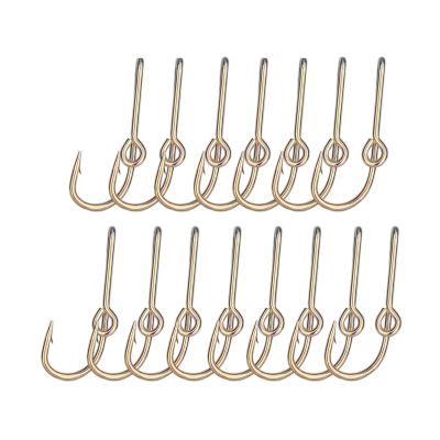 15Pcs Fish Hook Hat Clip,Fish Hook Hat Pin,Fish Hook for Hat Tie Clasp,Fashion Trend Hat Decoration(Gold)