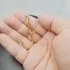 15Pcs Fish Hook Hat Clip,Fish Hook Hat Pin,Fish Hook for Hat Tie Clasp,Fashion Trend Hat Decoration(Gold) view 3