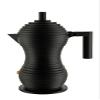 Alessi MDL02/3 BB Pulcina Stovetop Espresso Maker Black, 1-Cup view 1