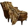 Brown Spotted Leopard, Throw Blanket, Animal Friendly Shag Faux Fur, All Sizes, Minky Fur Lining, Handmade to Order, Made in America (96"x120") view 1