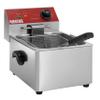 Kratos Commercial Electric Countertop Deep Fryer, 10 lb. Fryer with Basket, Stainless Steel Fryer for Restaurants, Concession Stands view 1