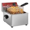 Kratos Commercial Electric Countertop Deep Fryer, 10 lb. Fryer with Basket, Stainless Steel Fryer for Restaurants, Concession Stands view 2