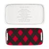 Mud Pie Nested Buffalo Check Christmas Tray Set view 1