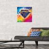 Trends International Marvel Thor: Love and Thunder - Rainbow Splatter Wall Poster, 22.4L x 14.7W, Premium Poster & Mount Bundle view 2