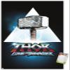 Trends International Marvel Thor: Love and Thunder - Logo Wall Poster, 22.4L x 14.7W, Premium Poster & Mount Bundle view 1