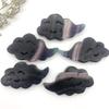 WGPHDW Meditation Home Decor, Natural Fluorite Smile Rainbow Cloud Quartz Carved Stone Hand Carved Polished Gifts Reiki Healing Home Decor Crystals Gifts,Natural Crystal view 3