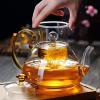 Teapots Glass Teapot Kung Fu Tea Set Teapot Mini Teapot For Making Tea Boiling Teapot High Temperature Resistant Can Be Heated (Size : 14x15cm) view 3