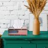 Zerodeko Office Decor American Flag Tissue Box Cover Wooden Patriotic Napkin Holder Paper Dispenser Tissue Box Holder Container for Home Bedroom Home Decor view 4