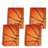 YE 16 PCS Basketball Party Favor Bags Basketball Treat Bags Basketball Goodie Bags Basketball Gift Bags Basketball Themed Party for Kids Boys Girls Birthday Party Supplies Decorations view 1