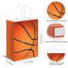 YE 16 PCS Basketball Party Favor Bags Basketball Treat Bags Basketball Goodie Bags Basketball Gift Bags Basketball Themed Party for Kids Boys Girls Birthday Party Supplies Decorations view 2