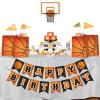 YE 16 PCS Basketball Party Favor Bags Basketball Treat Bags Basketball Goodie Bags Basketball Gift Bags Basketball Themed Party for Kids Boys Girls Birthday Party Supplies Decorations view 3