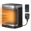 DREO Space Heater for Bathroom and Indoor, Portable Heater, 1500W Safe and Quiet PTC Ceramic Heater, 41-95F Digital Thermostat, 70Oscillating, Remote, ALCI Safety Plug, 12h Timer, 5 Modes view 1