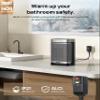 DREO Space Heater for Bathroom and Indoor, Portable Heater, 1500W Safe and Quiet PTC Ceramic Heater, 41-95F Digital Thermostat, 70Oscillating, Remote, ALCI Safety Plug, 12h Timer, 5 Modes view 2