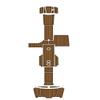 Boat EVA Faux Teak Decking Floor Compatible with 2004-2011 Mastercraft X80 Swim Platform Cockpit Pad Boat EVA Foam Teak Floor Mat view 1