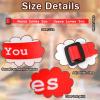 Bonuci 50 Pcs Jesus Loves You Bracelets Adjustable Christian Jesus Wristbands Bulk Colorful Webbing Inspirational Bracelet for Adults Novelty Religious Party Favors, 10 Styles view 2