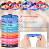 Bonuci 50 Pcs Jesus Loves You Bracelets Adjustable Christian Jesus Wristbands Bulk Colorful Webbing Inspirational Bracelet for Adults Novelty Religious Party Favors, 10 Styles view 3