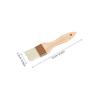 Hemoton 1pc Wooden Handle Wool Brush High-Temperature Basting Brush for BBQ Baking Cooking for Applying Sauces Meats Vegetables Pastries Easy to Clean Comfortable Grip view 2