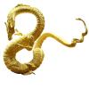 3D Brass Dragon Figurine,Metal Copper Zodiac Dragon Sculpture Home Office Room Desktop Decoration Collect Ornaments Gift view 1