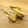 3D Brass Dragon Figurine,Metal Copper Zodiac Dragon Sculpture Home Office Room Desktop Decoration Collect Ornaments Gift view 4