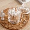 123Arts Crystal Glass Candy Dish Relief Butterfly Sugar Bowl Storage Jar with Lid view 3