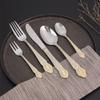 20 Piece Silverware Set for 4, Stainless Steel Flatware Dinner Fork Set, Retro Royal Palace Tableware Eating Utensil Set, Dinnerware Set for Family Gatherings & Daily Use Dishwasher Safe view 1