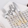 20 Piece Silverware Set for 4, Stainless Steel Flatware Dinner Fork Set, Retro Royal Palace Tableware Eating Utensil Set, Dinnerware Set for Family Gatherings & Daily Use Dishwasher Safe view 2