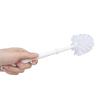 Bathroom Toilet Brush, Little Seamless Toilet Brush with Base, Stainless Steel, Eco-Friendly, Compact Design, for Home Use, Daily Cleaning, Bathroom Accessories view 2
