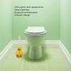 Bathroom Toilet Brush, Little Seamless Toilet Brush with Base, Stainless Steel, Eco-Friendly, Compact Design, for Home Use, Daily Cleaning, Bathroom Accessories view 3