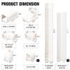 BEWAVE Mini Split Line Set Cover Kit, Decorative PVC Line Cover Kit for Mini Split Air Conditioners and Heat Pumps 3" Wx16.1' L view 2