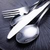 Black Silverware Set for 4 Flatware Cutlery Set Unique Gradient Modern Style 20-piece Stainless Steel Flatware Set Dinner Fork, Great for Family Gatherings & Daily Use, Dishwasher Safe view 2