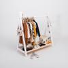 Teepee Style Clothing Rack with Storage, Clothing rack from solid wood, Children wardrobe, Wood clothing rack Wood clothes rack (White) view 2