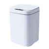 DWLOMHE Bathroom Trash Can, Automatic Induction Trash, LED Light/Induction Cover Opening/one Key Normally Open/Vibration Induction, for Bathroom, Bedroom, or Home Office view 1