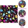 gisgfim 50 Pcs Neon Napkins Glow in Dark Birthday Party Disposable Paper Napkins Decorations Favors for Glow Theme Party view 4