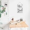 Alioyoit Rustic Style Wooden Signs with Bible Verses but God Laundry Room Decorate Wall Hanging Plaque for Farmhouse Living Room Dinning Room Kitchen Home Decor 8x12inch view 4