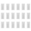 100pcs Shelf Feet Protecter Kitchen Sink Drain Basket Swan Drain Rack Portable Drying Rack Sink Protectors for Kitchen Sink Cord Kitchen Fixtures White Rubber Thread Grid Plastic view 1