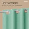 KEMCO Blackout Curtains Room Darkening Thermal Insulated Blackout Grommet Window Curtain for Living Room, Bunglow (2 Panels, Aqua,72 Inch by 84 Inch) view 4