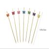 200 Pcs Cocktail Picks, 4.7 Inch Colorful Fruit Sticks, Disposable Bamboo Toothpicks for Birthday Hawaii Theme Party Supplies (Butterfly) view 2