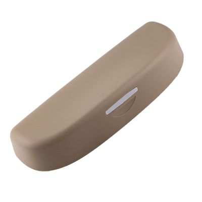 WSKTQYG Auto Car Glasses Case Organizer Box Sunglasses Holder Storage Pockets, for Renault Koleos Kadjar Duster, for Samsung QM6 QM3,Beige